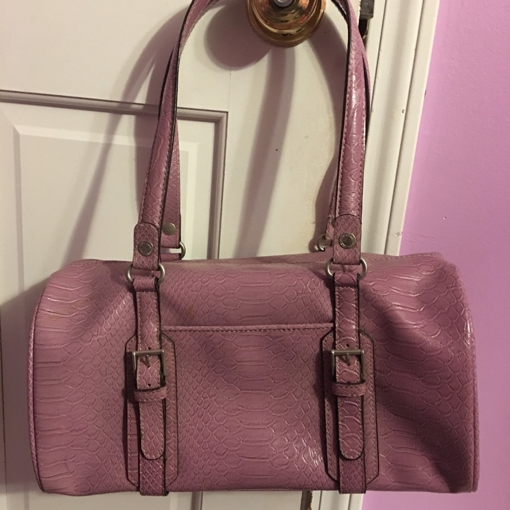 Pink Leather Handbag